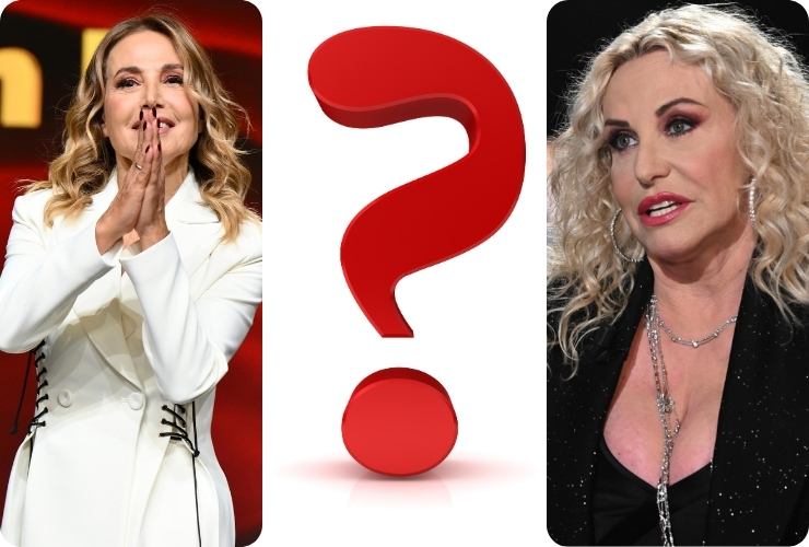Barbara D'Urso, interrogativo e Antonella Clerici