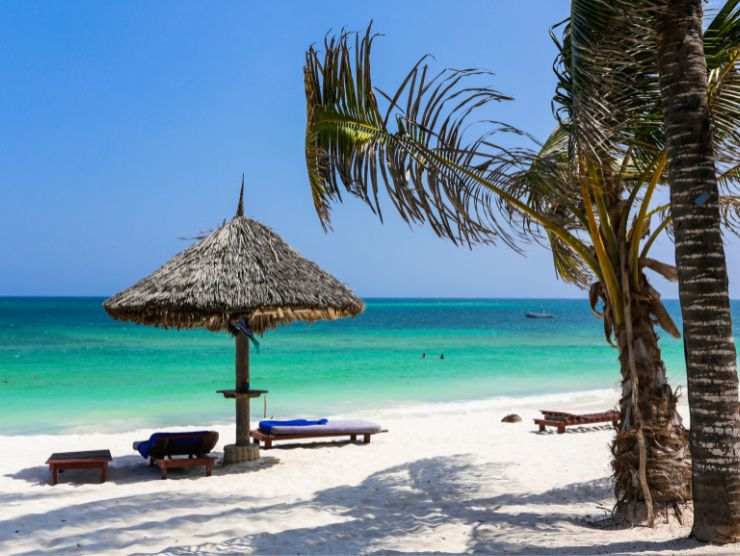 spiaggia del Kenya